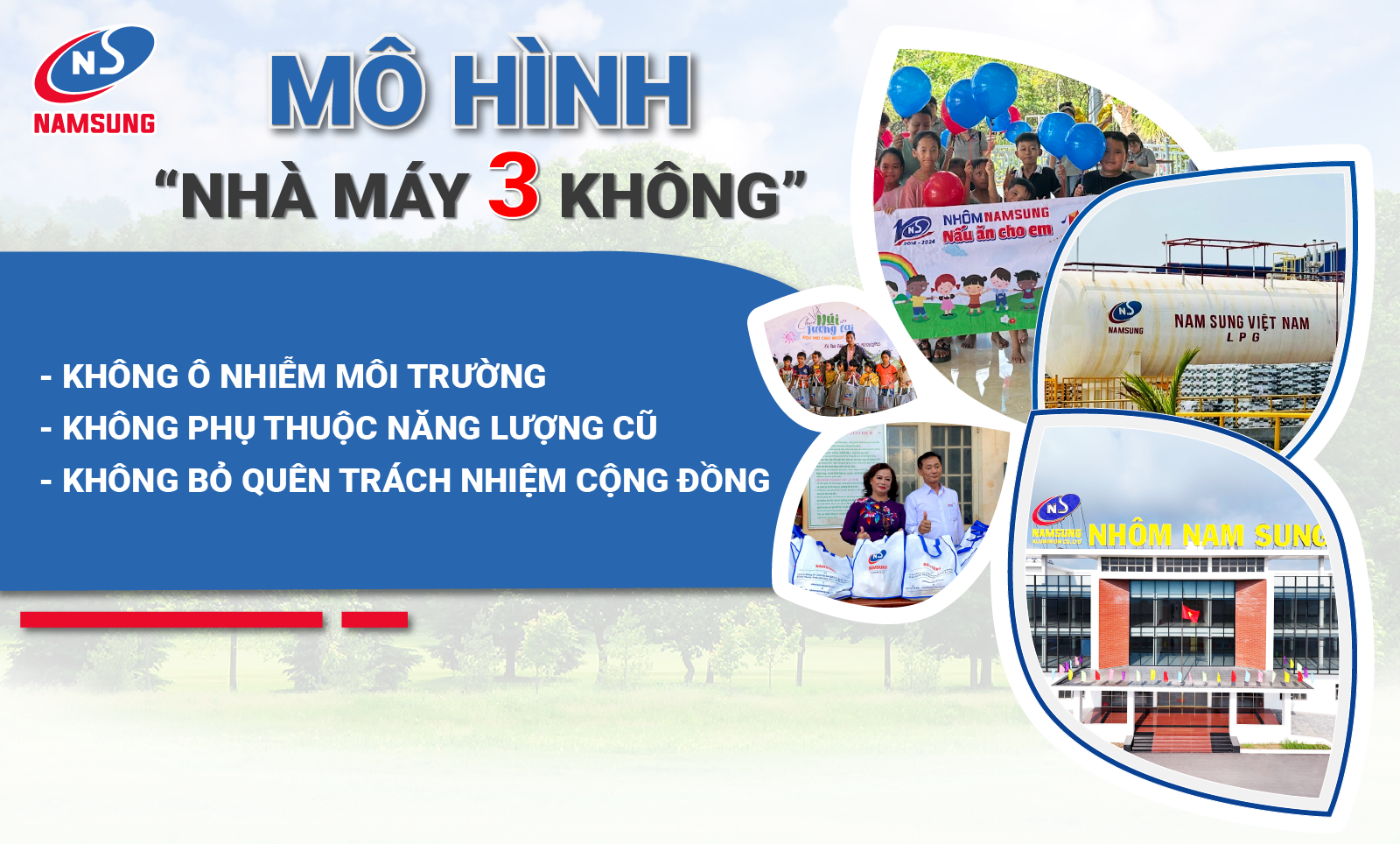Mô hình “Nhà máy 3 không” được triển khai tại 2 nhà máy Nhôm Nam Sung ở Tây Ninh và Ninh Bình