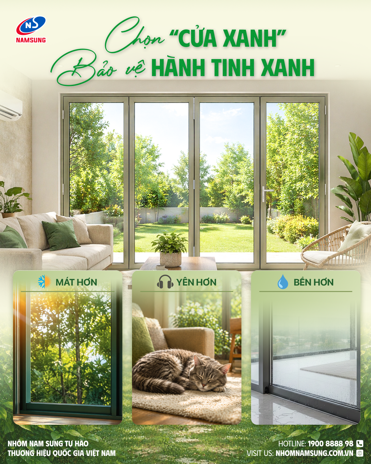 Nhôm được ứng dụng rộng rãi trong nhiều loại dự án như trung tâm thương mại, tòa nhà văn phòng, khu căn hộ cao tầng hoặc resort ven biển.