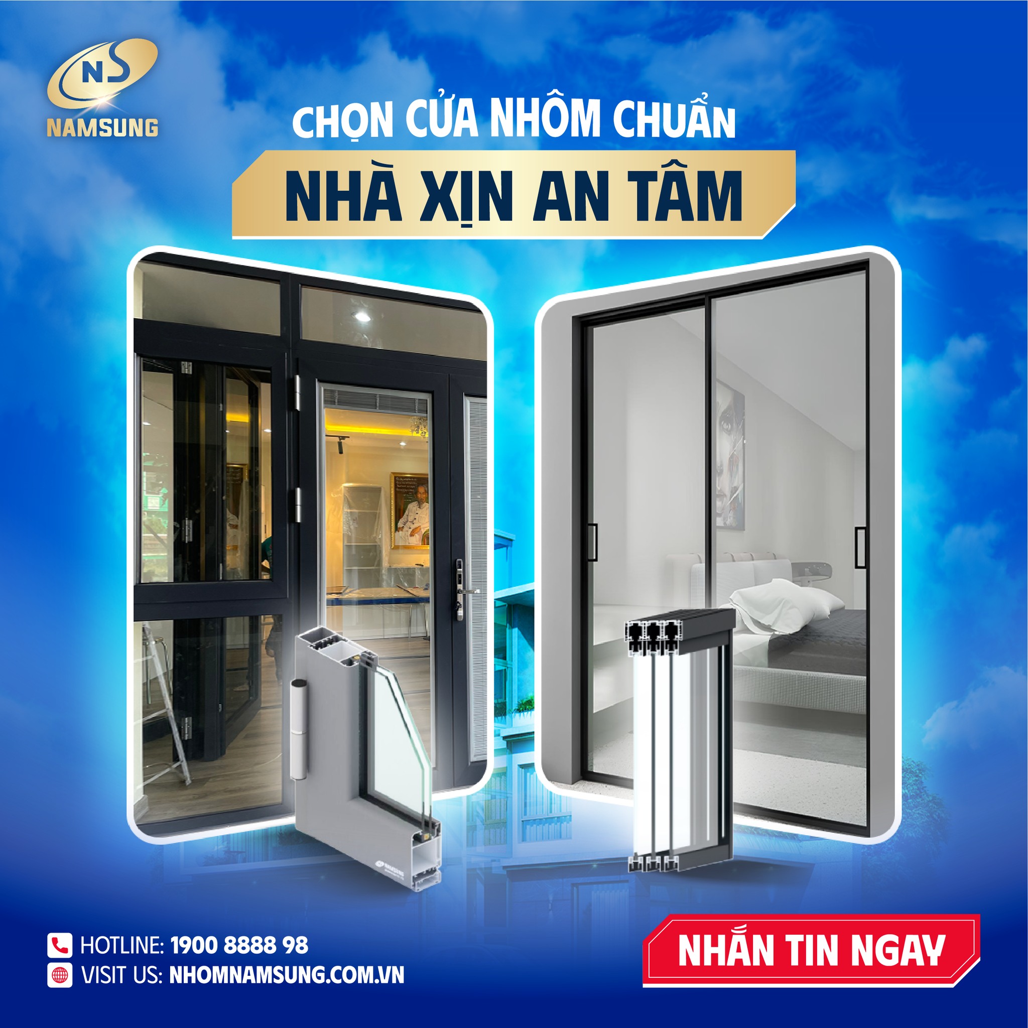 Li&ecirc;n hệ Nh&ocirc;m Nam Sung để chọn được bộ cửa nh&ocirc;m ưng &yacute; cho kh&ocirc;ng gian sống.