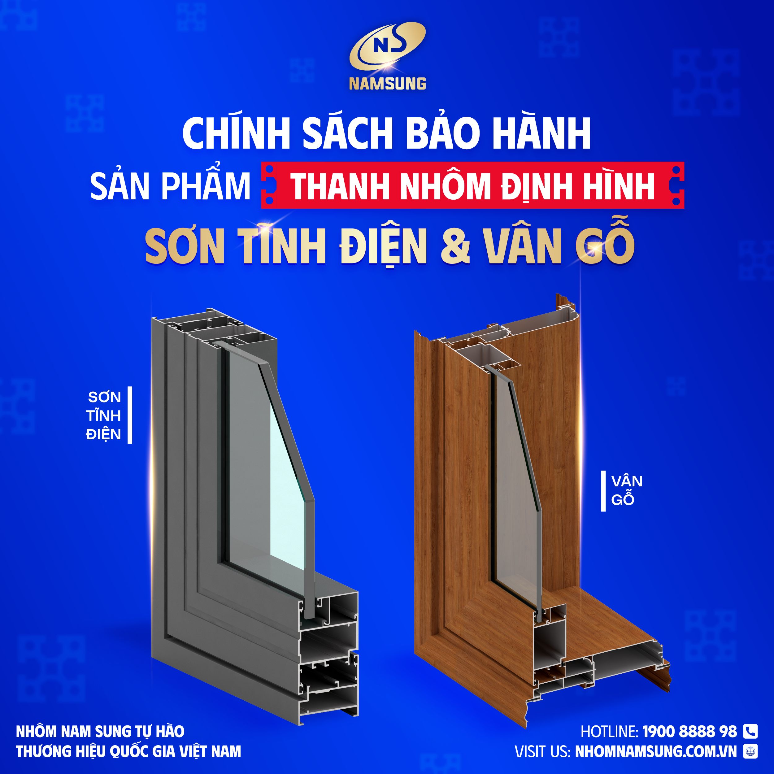 Các sản phẩm nhôm sơn tĩnh điện có chính sách bảo hành rõ ràng, tối ưu chi phí cho khách hàng.